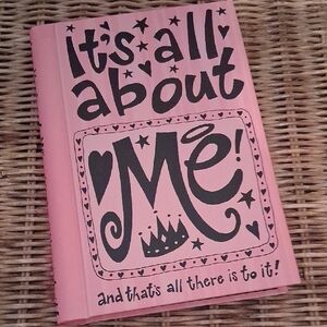 New Pink 'It's All About Me' Journal
